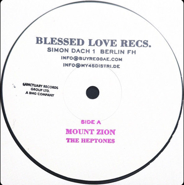 12" The Heptones - Mount Zion / Through The Fire I Come