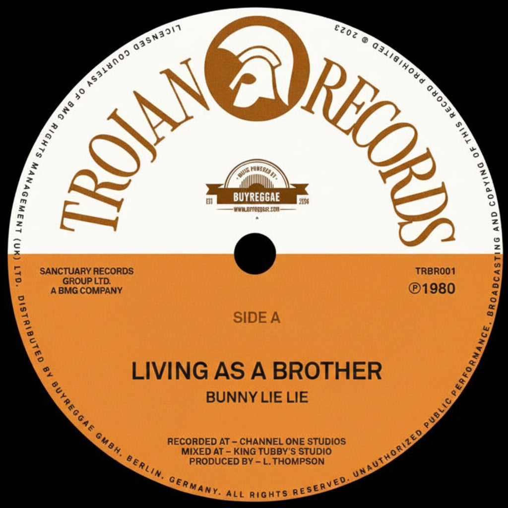 12" Bunny Lie Lie - Living As A Brother / The Roots Radics, Scientist - Caring For My Sister